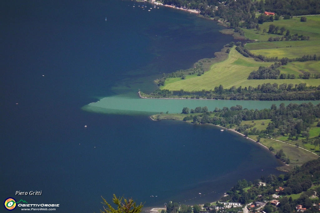 11 L'Adda dalla Valtellina si immette nel Lago di Como....JPG